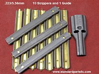 .223/5.56mm  10 STRIPPERS + 1 GUIDE